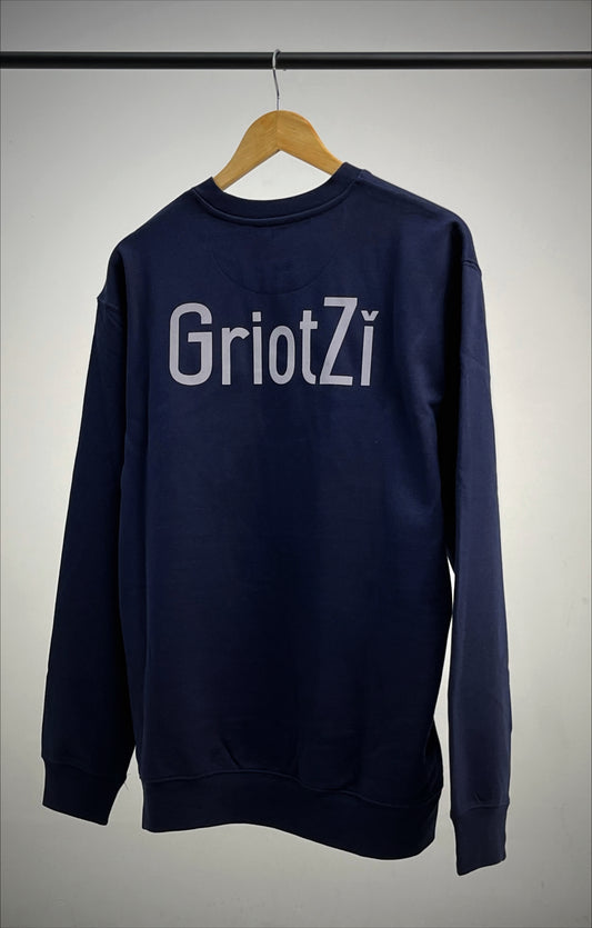 GriotZi Signature Crew - Navy Blue