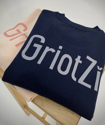 GriotZi Signature Crew - Navy Blue